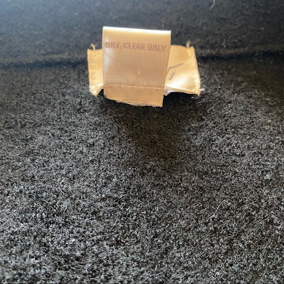 100% Wool Women's Zip Up Vest Black  | Size M/L - Picture 5 of 9